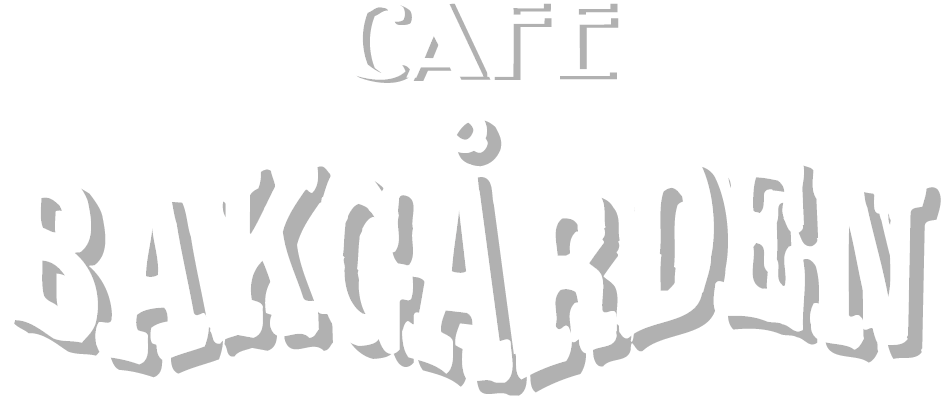 logotyp för café bakgården
